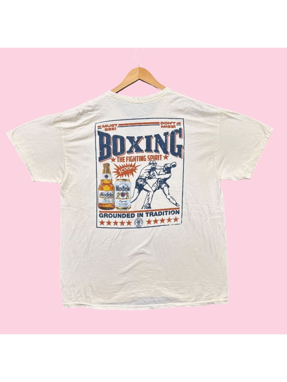 Cerveza Modelo Grounded in Tradition The Fighting Spirit Tee L